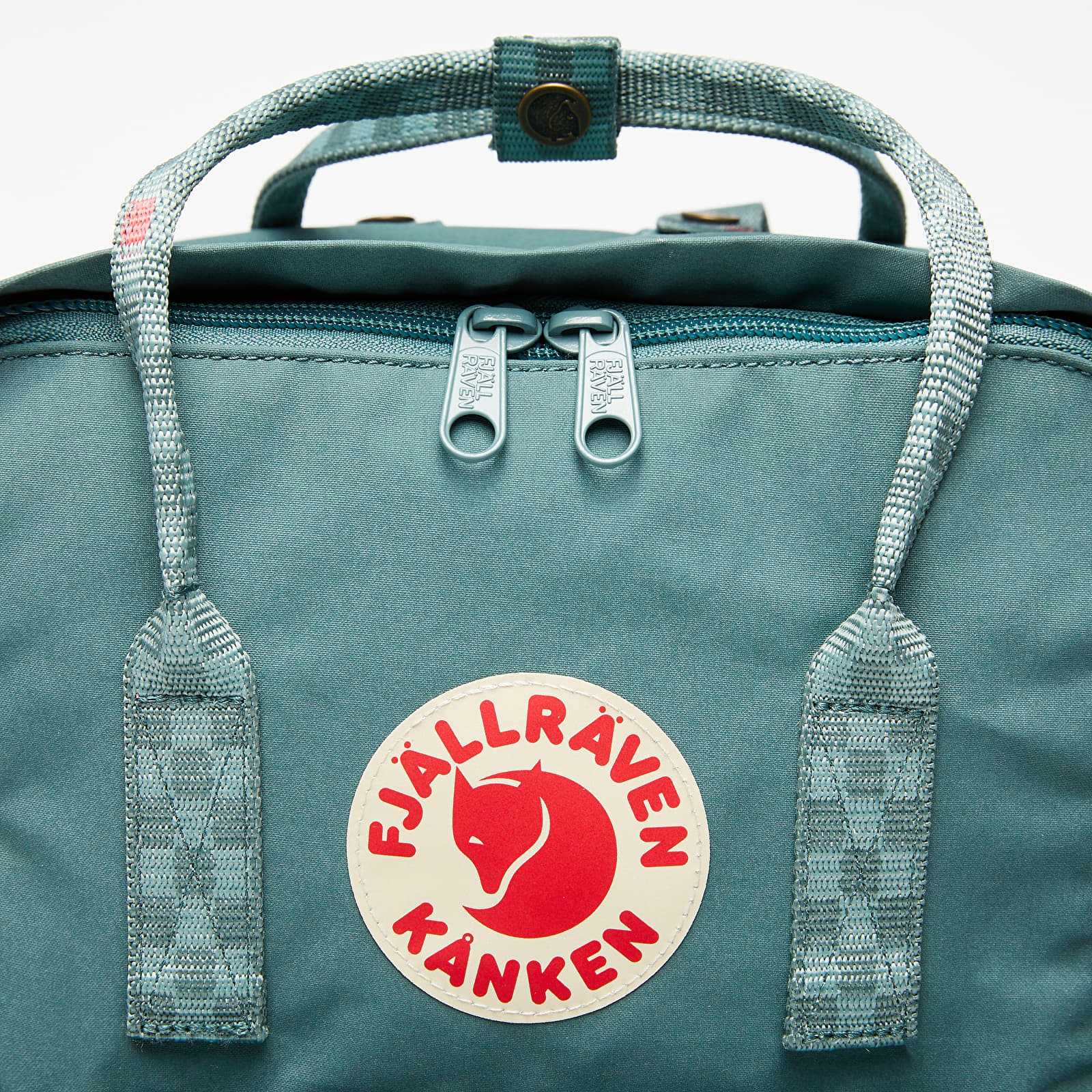 Fjallraven kanken frost green chess pattern outlet