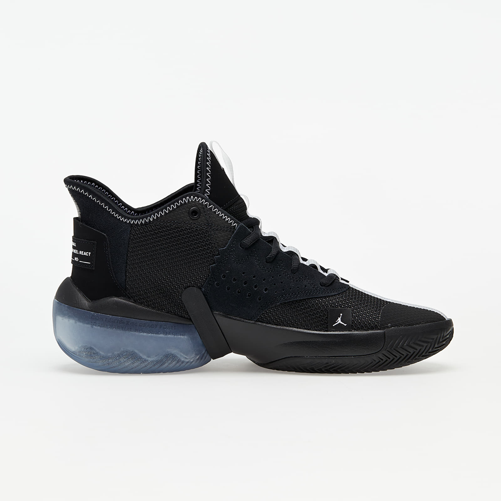 Men s shoes Jordan React Elevation Black White Black Footshop