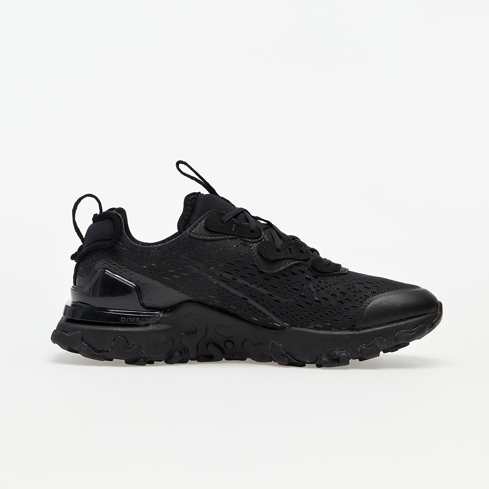 Gyerek sneakerek and cipők Nike React Vision (GS) Black/ Black-Smoke Grey