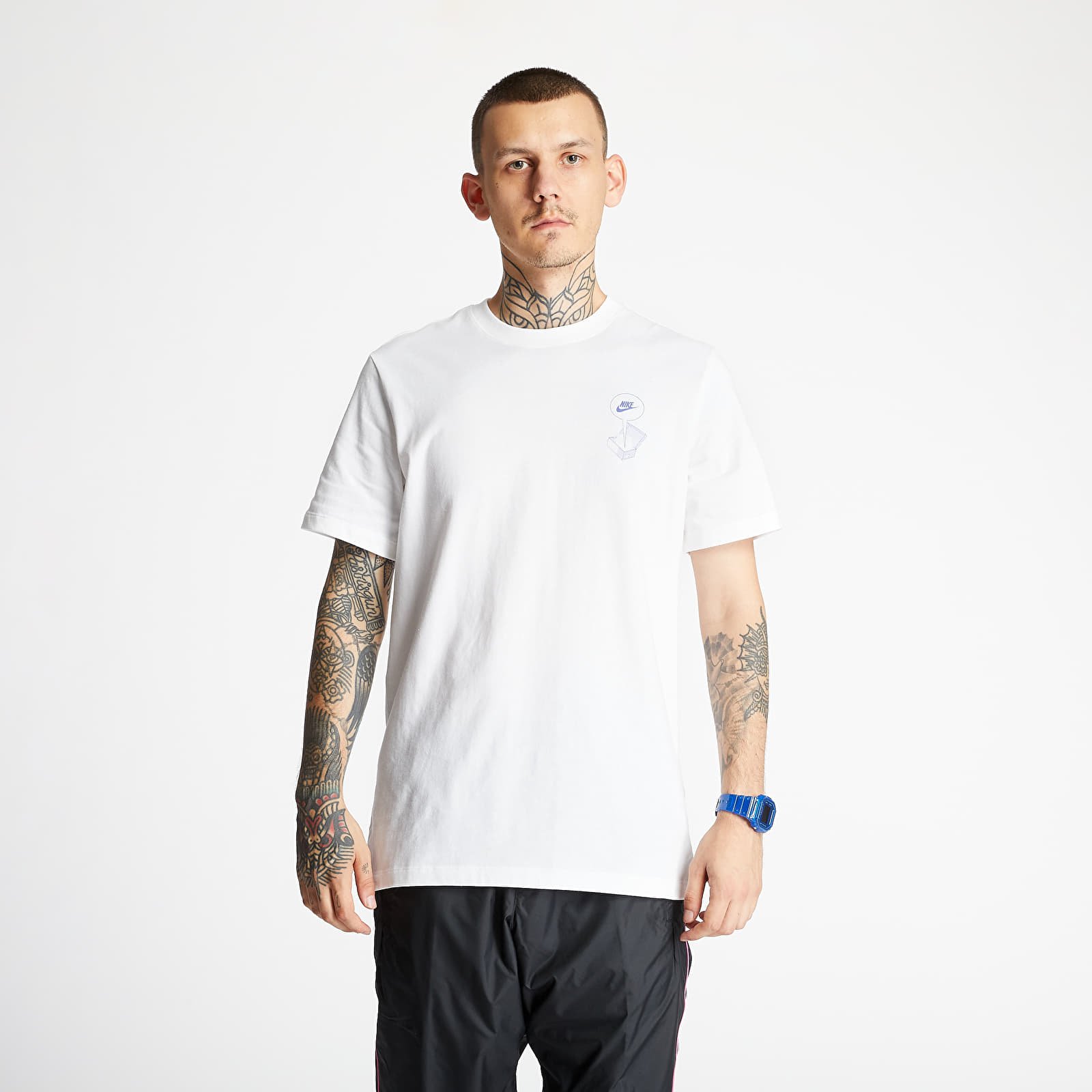 Magliette Nike Sportswear Ftwr Dstrd Bm Tee White