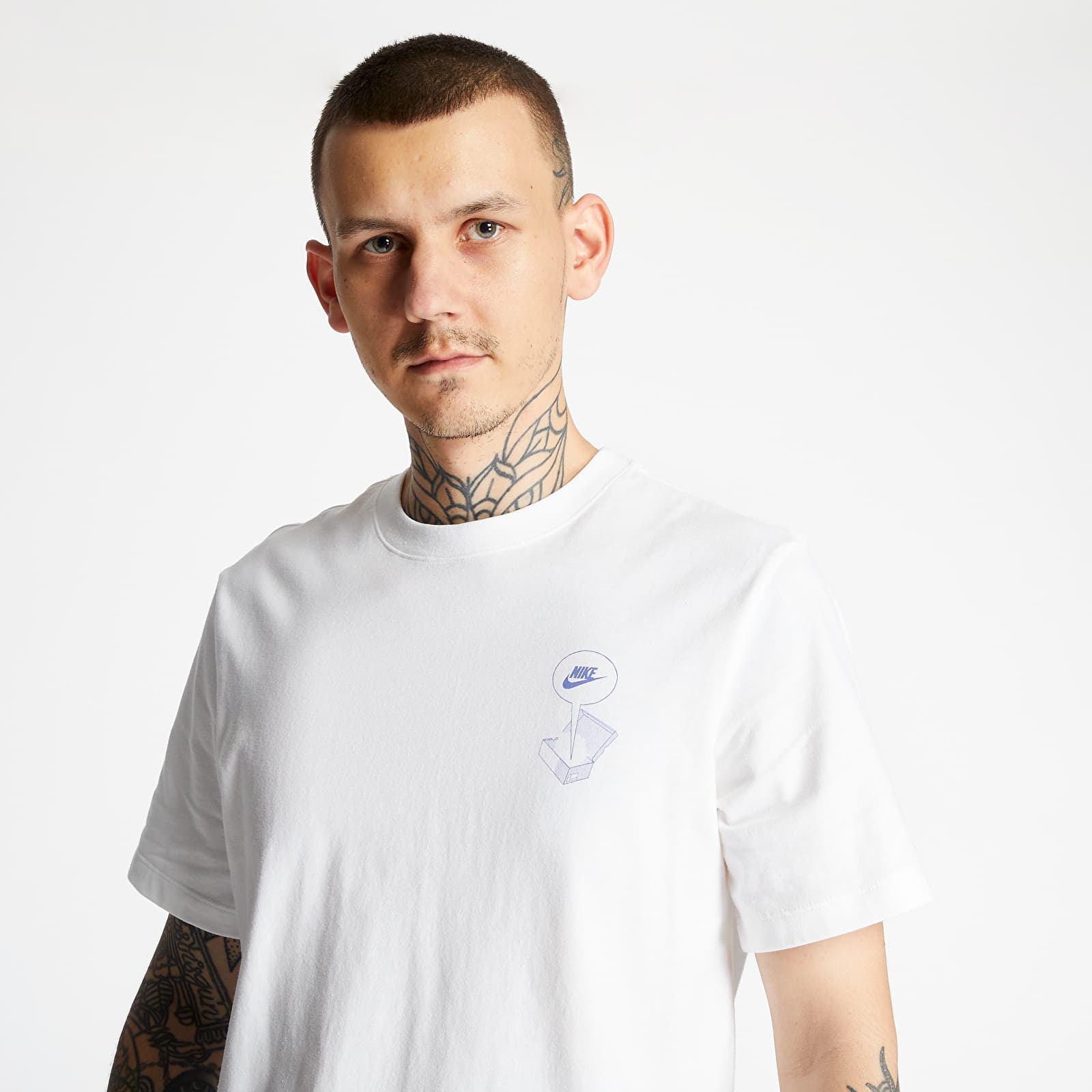 Magliette Nike Sportswear Ftwr Dstrd Bm Tee White