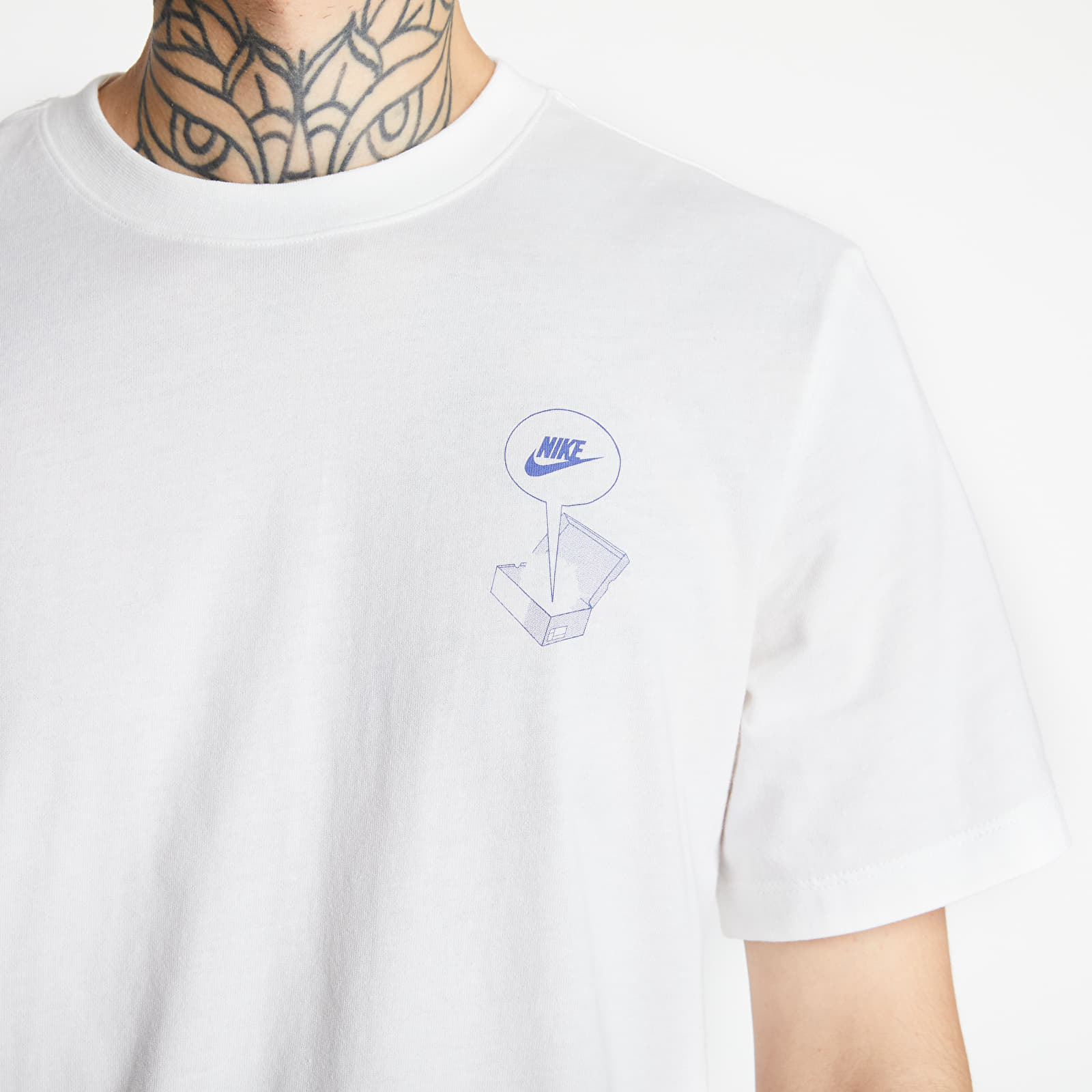 Magliette Nike Sportswear Ftwr Dstrd Bm Tee White