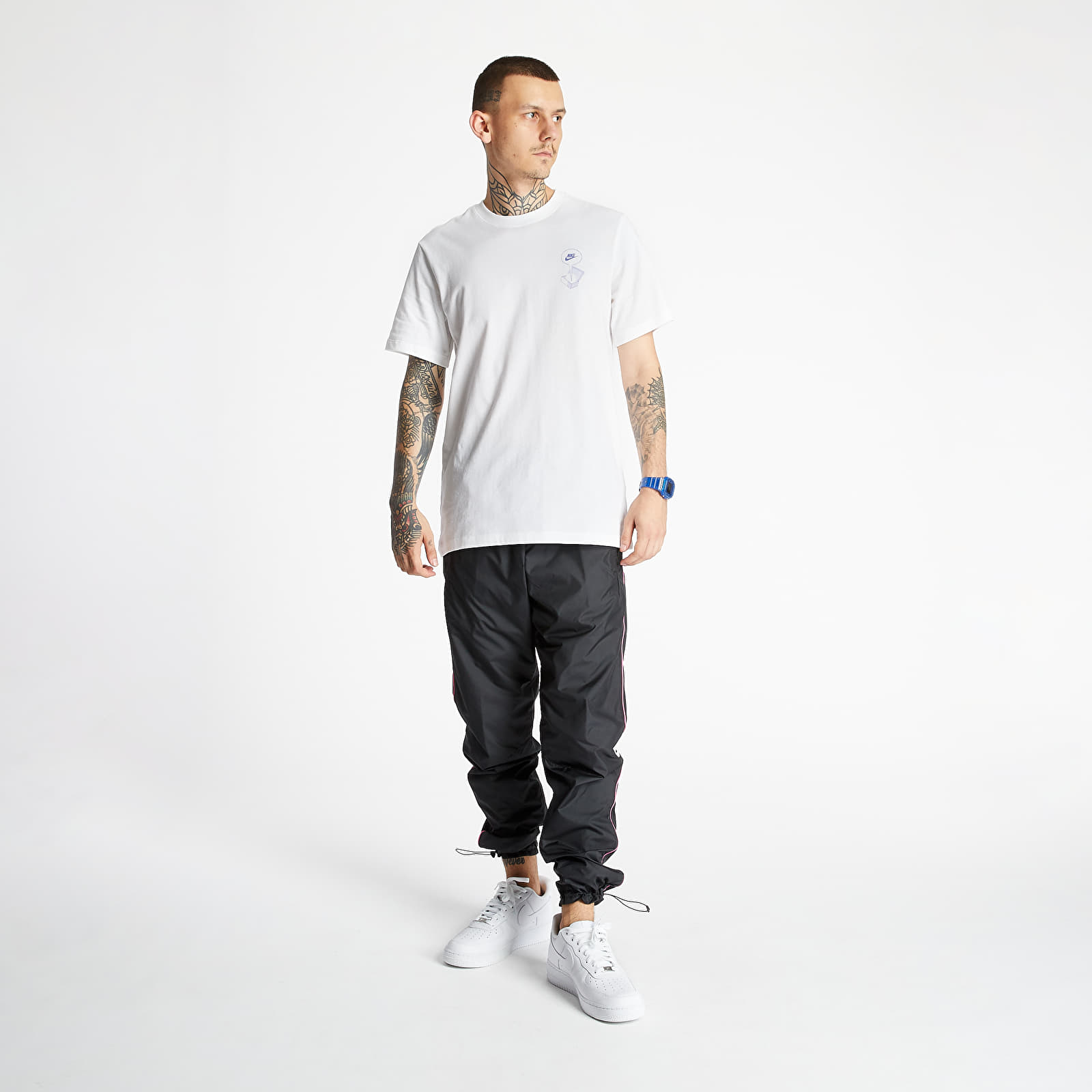 Magliette Nike Sportswear Ftwr Dstrd Bm Tee White