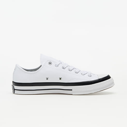 Men s shoes Converse x Fragment Design x Moncler Chuck 70 OX White Black White Footshop