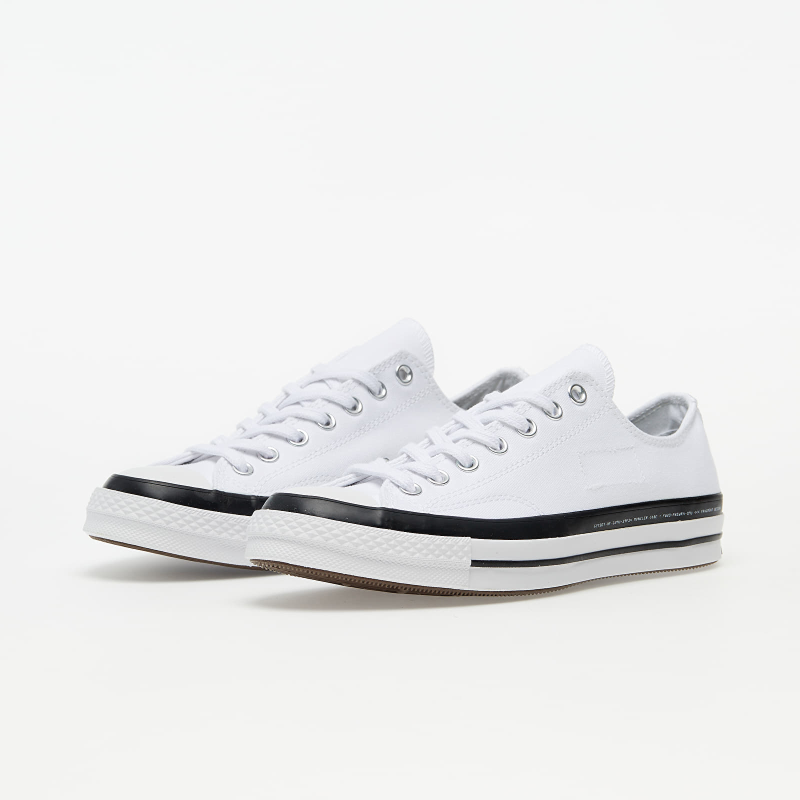 Converse x Fragment Design x Moncler Chuck 70 OX White/ Black
