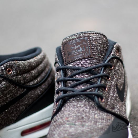 Nike sb stefan janoski max mid brown tweed shoes outlet