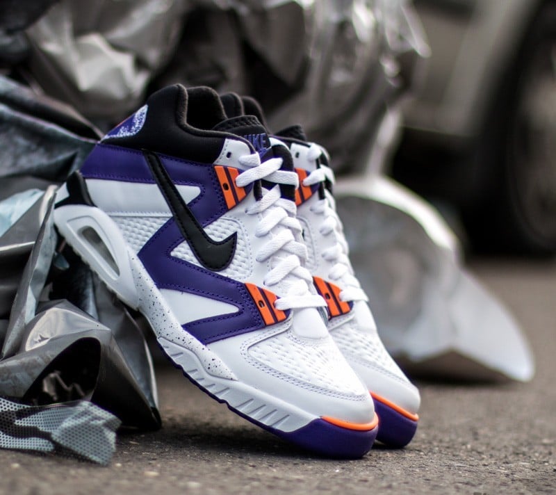 Nike Air Tech Challenge III White Black Voltage Purple Bright Mandarin