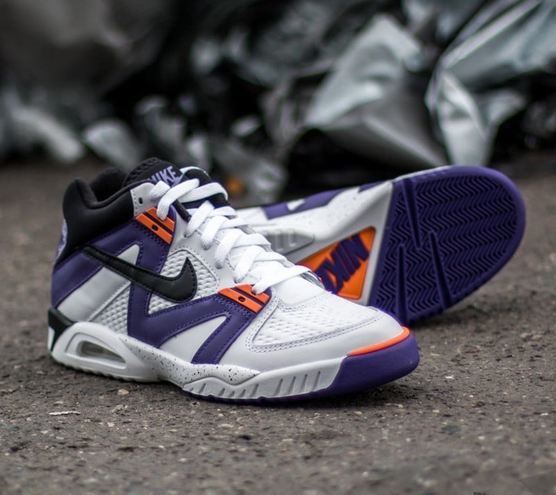 Ανδρικά παπούτσια Nike Air Tech Challenge III White/ Black-Voltage Purple-Bright Mandarin