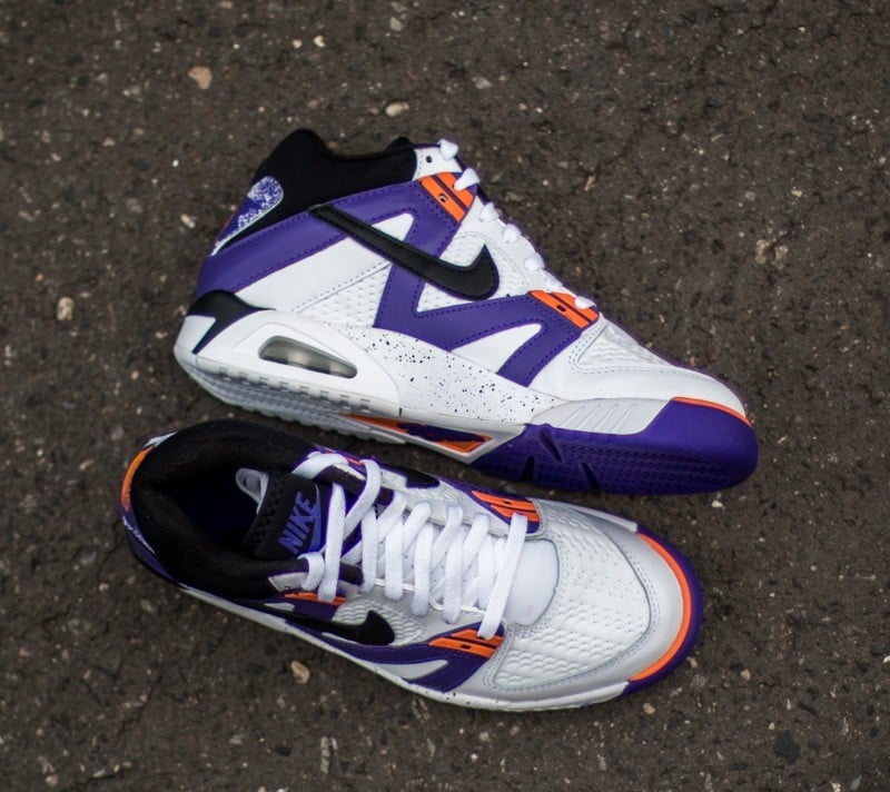 Ανδρικά παπούτσια Nike Air Tech Challenge III White/ Black-Voltage Purple-Bright Mandarin