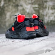 Men s shoes Nike Air Huarache Utility Premium Black Black Bright Crimson Footshop