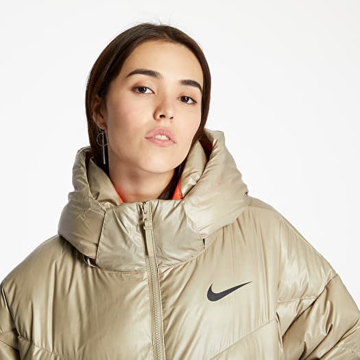 Jackets Nike Sportswear Down Parka Mystic Stone Bright Crimson Black Footshop