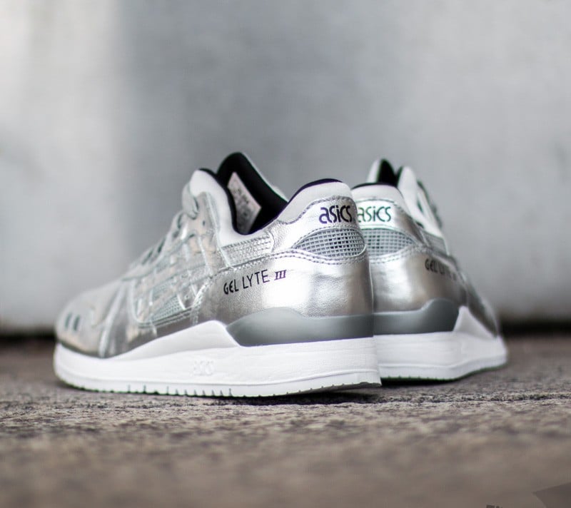 Asics gel lyte iii silver new arrivals