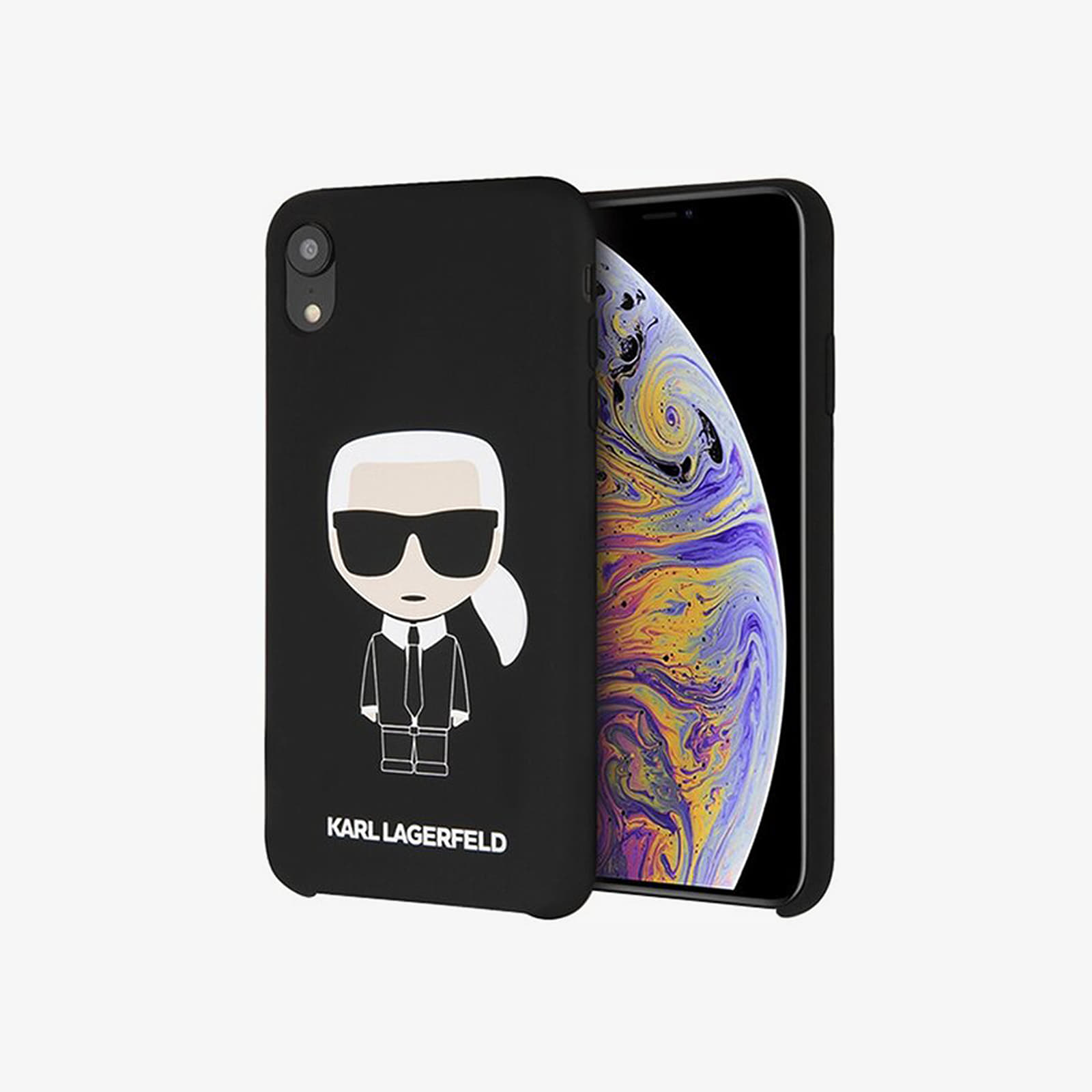 Accessoires Karl Lagerfeld Full Body Iconic Silicone iPhone XR Case Black