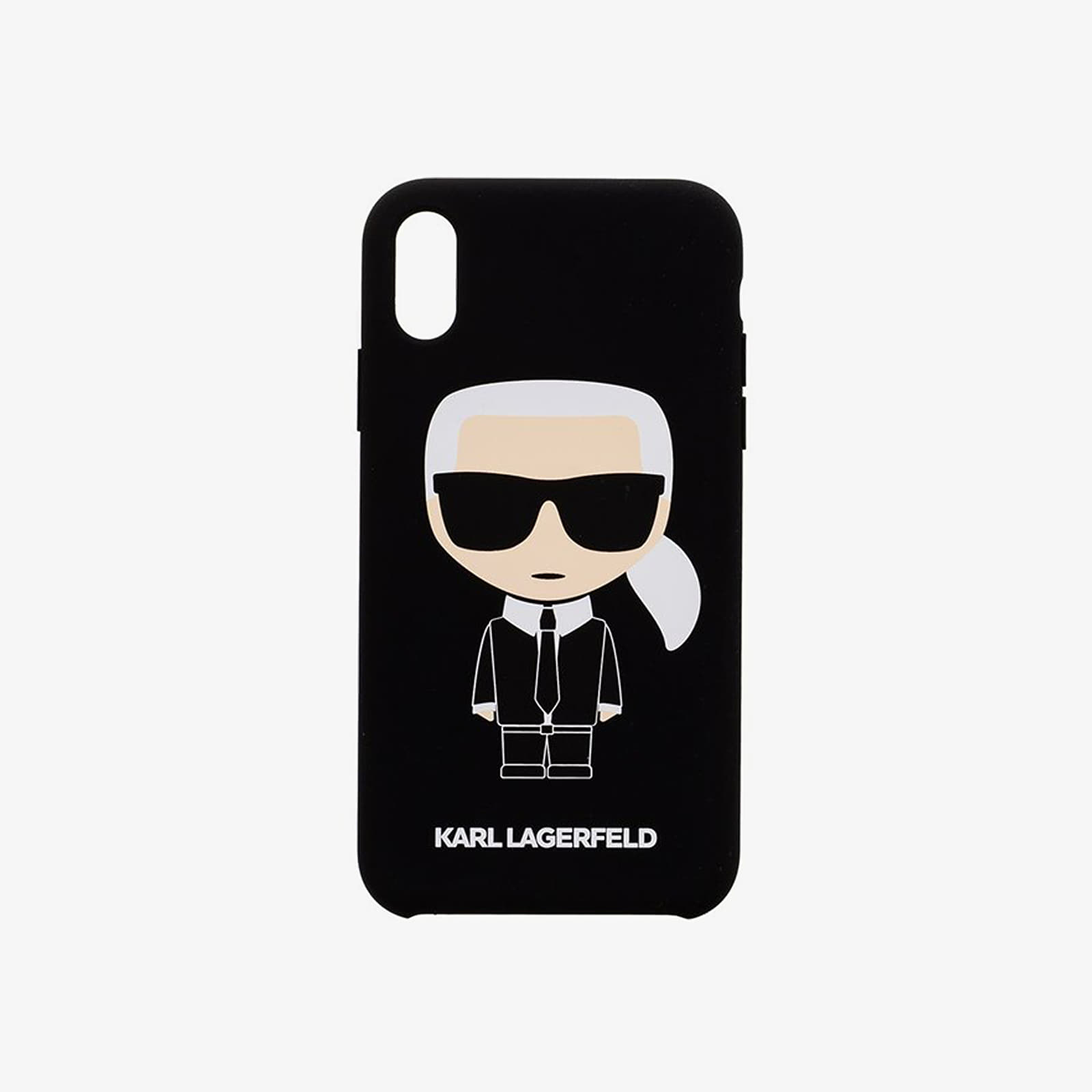 Accessories Karl Lagerfeld Full Body Iconic Silicone iPhone XR Case Black