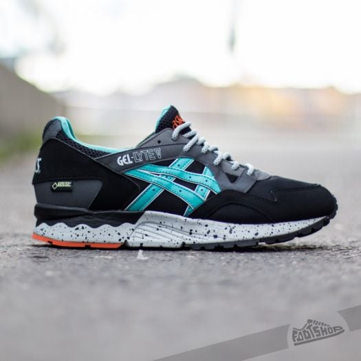 Asics gel lyte v black blue discount