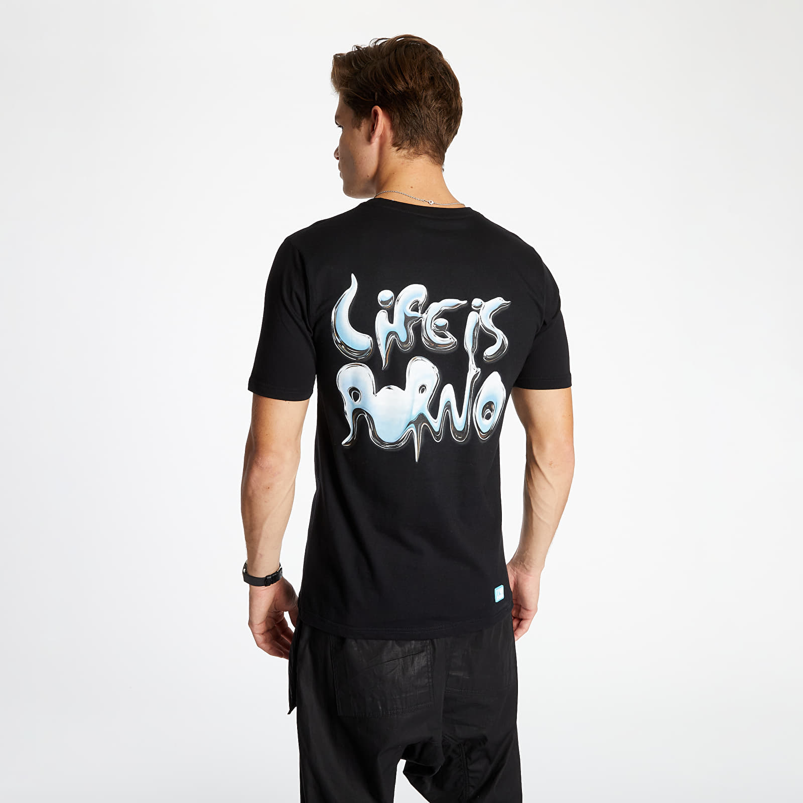 Футболки LIFE IS PORNO Chrome 2020 Tee Black
