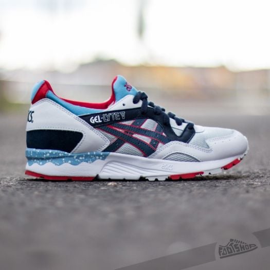 Asics gel lyte v blue top red