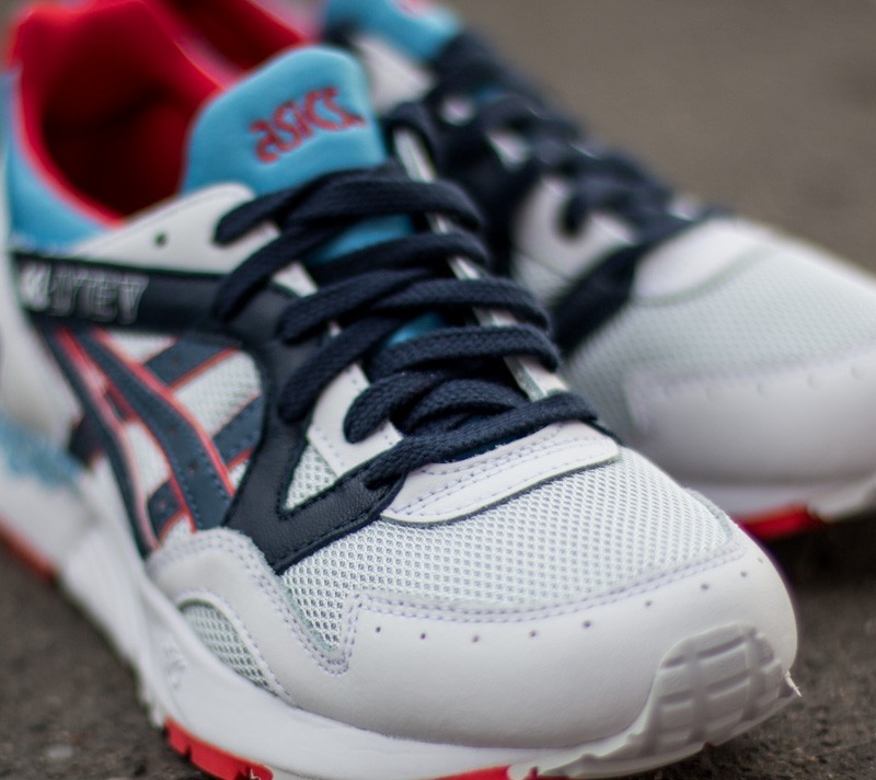 Damen Sneaker und Schuhe Asics Gel Lyte V Soft Grey/ Navy