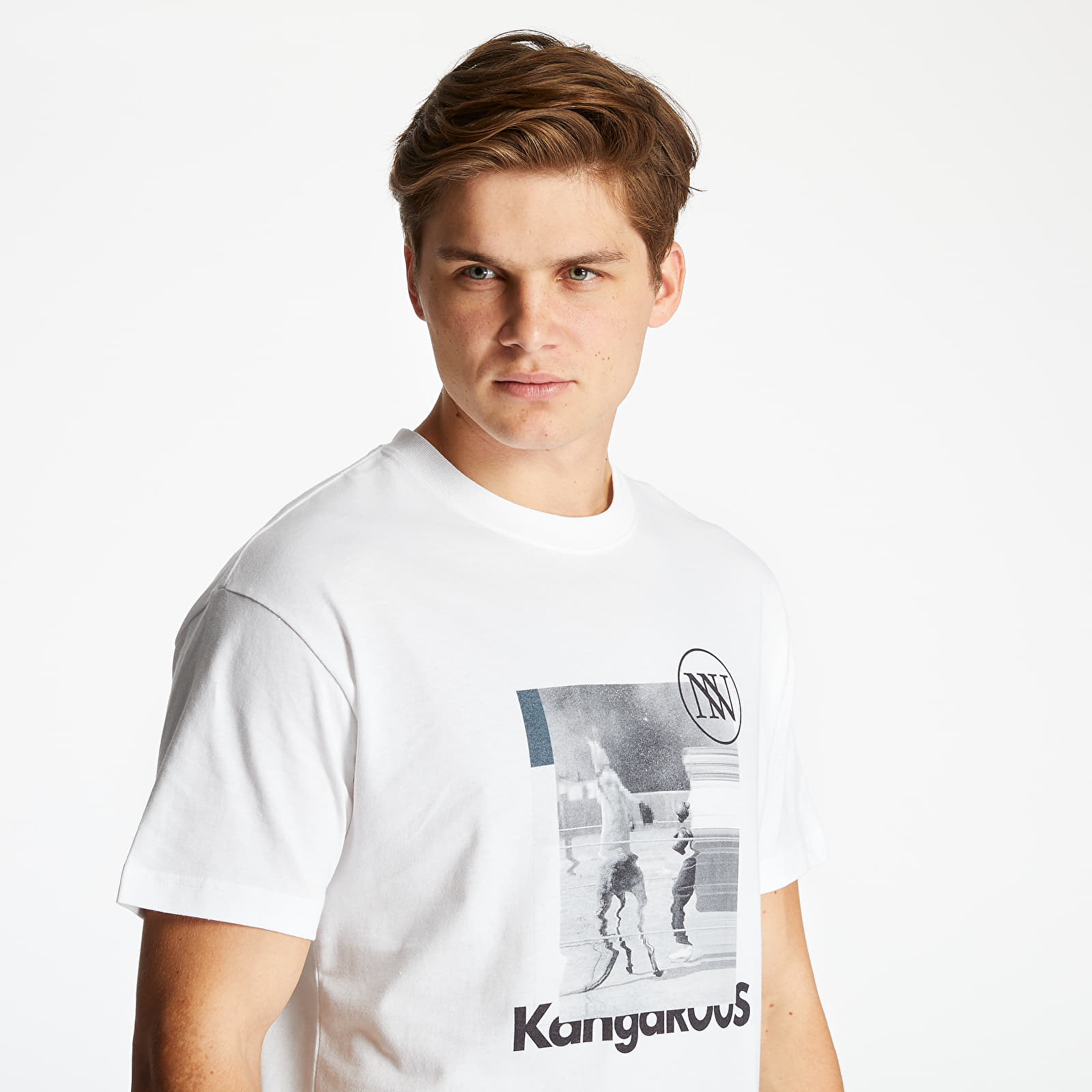T-shirts Kangaroos x INAN Tee White