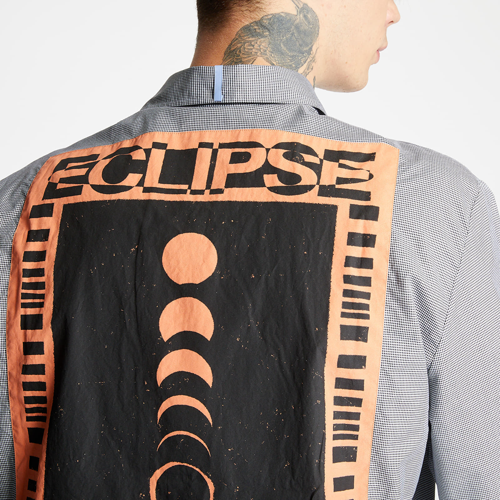 Camisas McQ Relaxed Printed Patched Shirt OXFORD