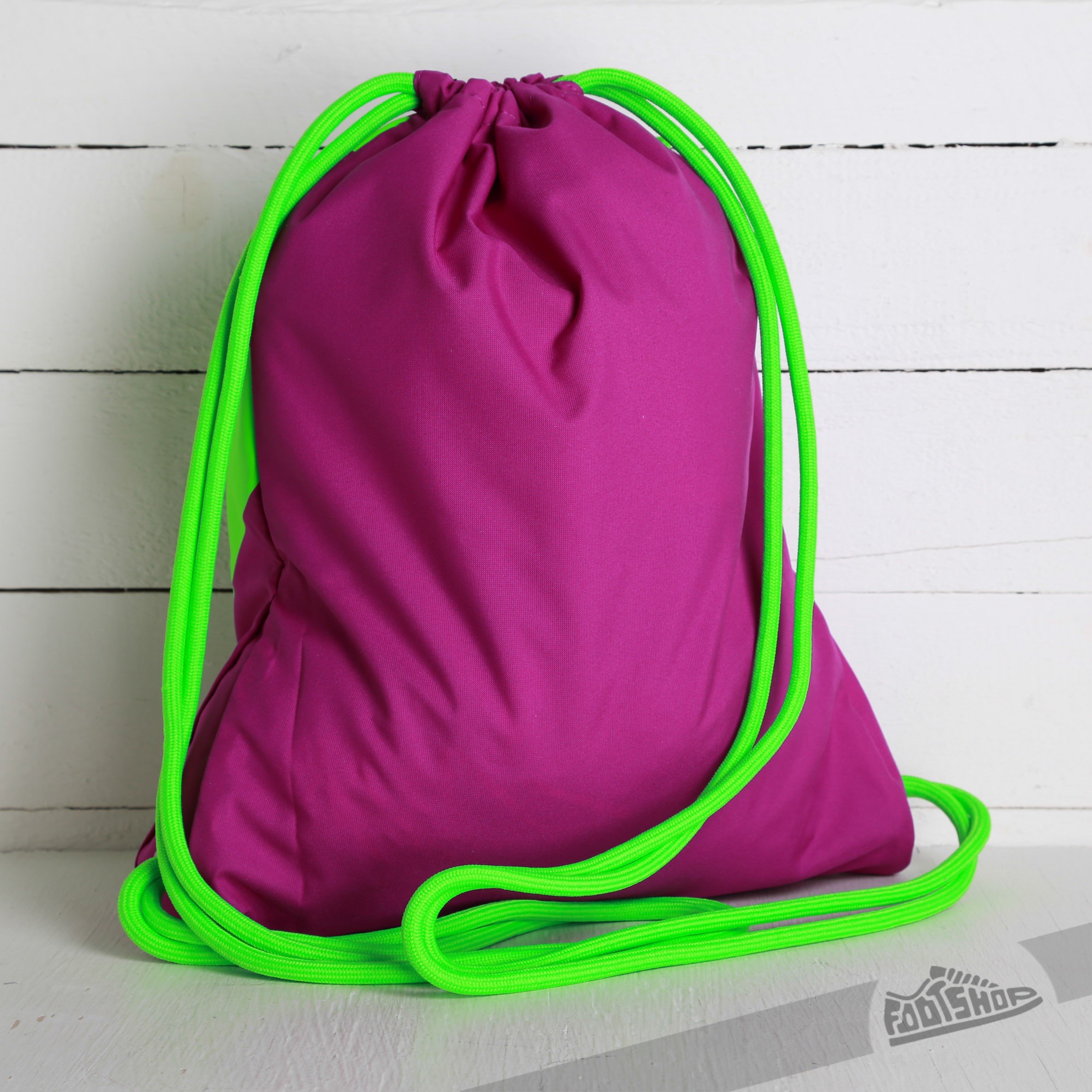 Sporttasche Nike Heritage Gymsack Purple Neon Green