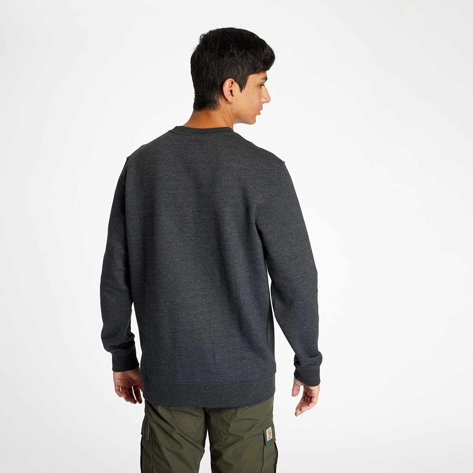 Sudaderas Vans Basic Crew Fleece Black Heather
