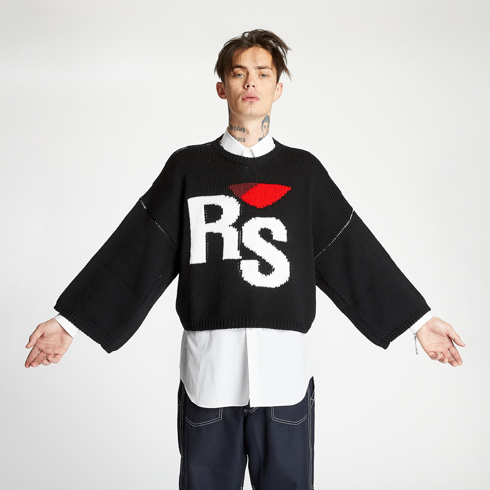 Raf simons cropped sweater clearance