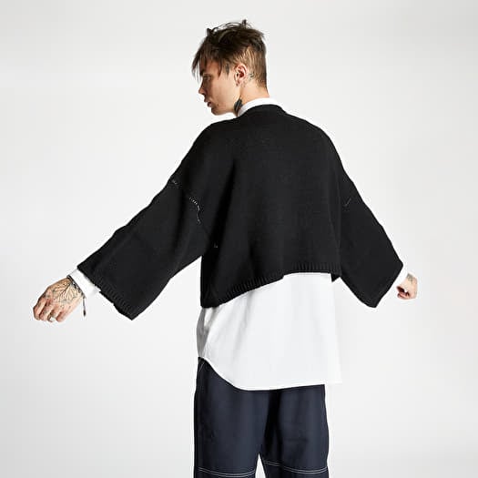 RAF SIMONS Oversized RS Sweater Black | Footshop