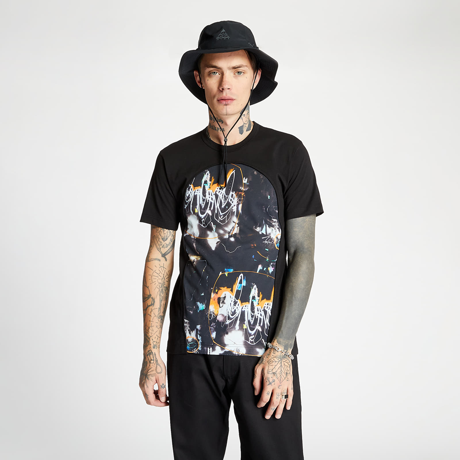 T-Shirts COMME des Garçons SHIRT x Futura Knitted Tee Black