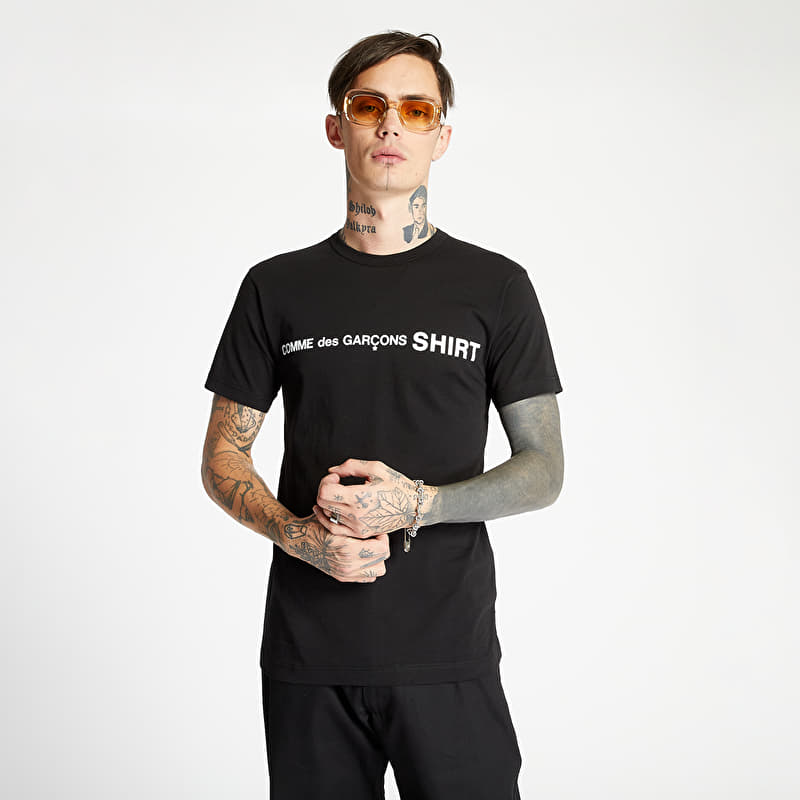 T-shirts COMME des Garçons SHIRT Tee Black (W28116-1) | Footshop