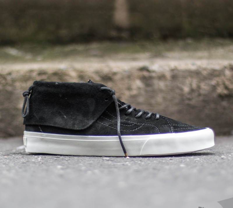 Vans authentic california black suede cheap