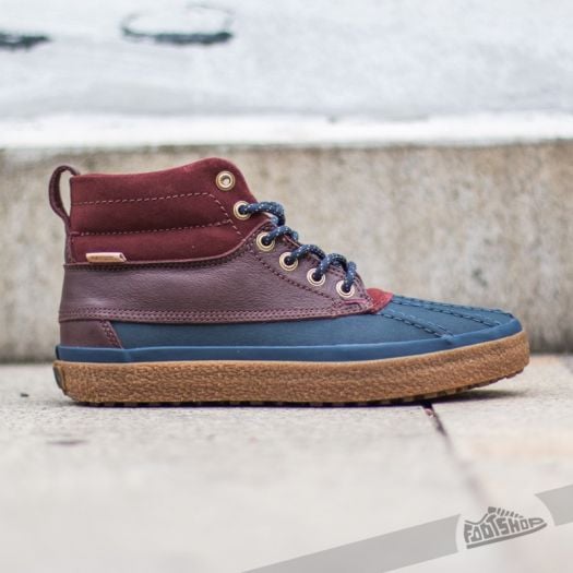 Herren Sneaker und Schuhe Vans Sk8 Hi Del Pato MTE California Navy Bitter Chocolate Footshop