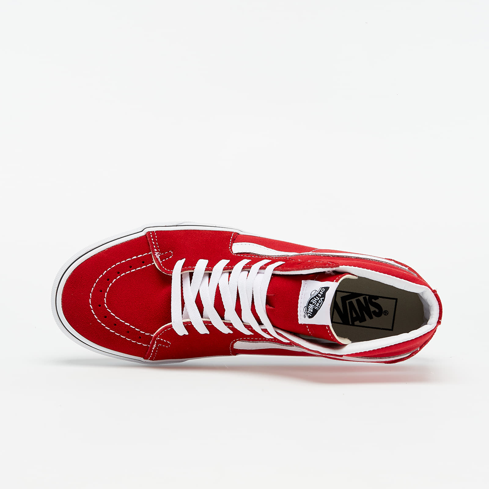 Vans sk8 hi red white shop