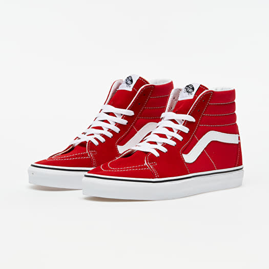 Red n white vans shop