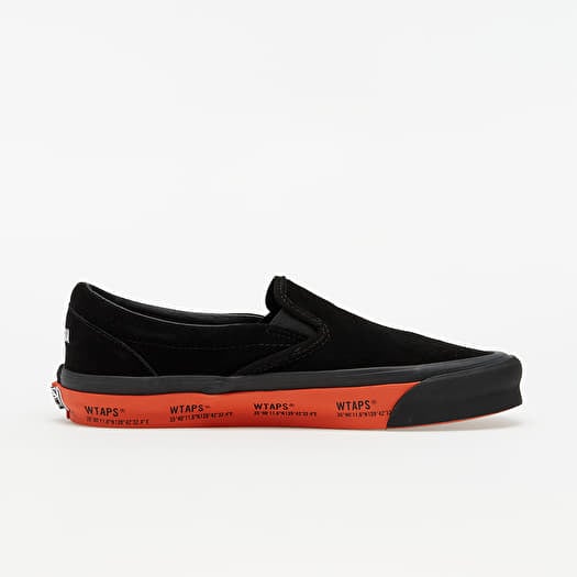 メーカー直売 - 人気ランキング Classic OG Vault Vans shoes Men's Slip-On Black Gps/ (Wtaps) 靴