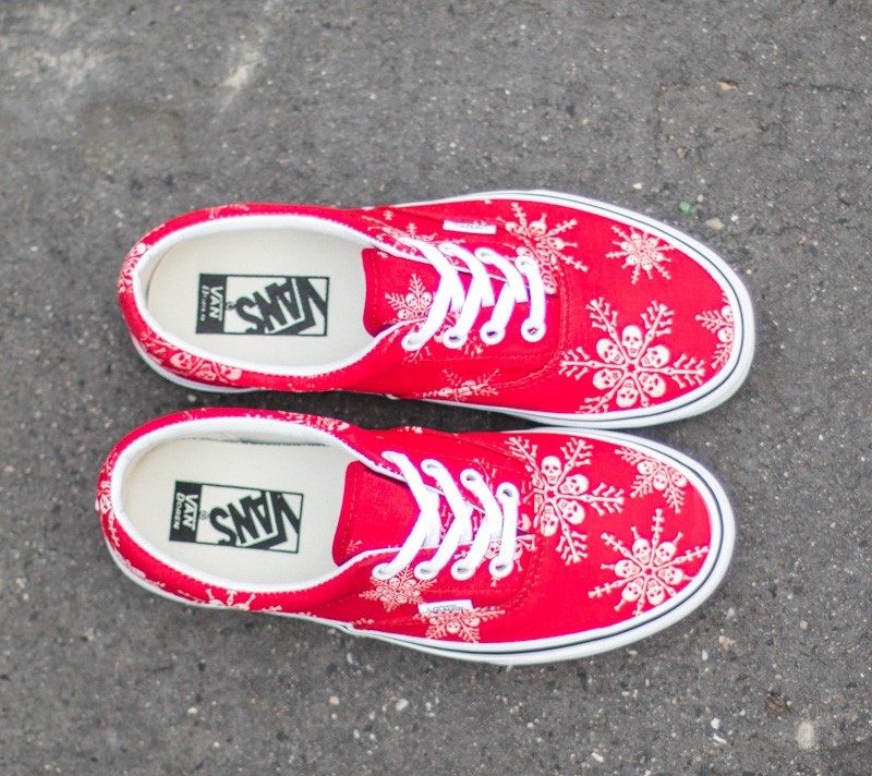 Scarpe uomo Vans Era Van Doren Snow Flake/ Red