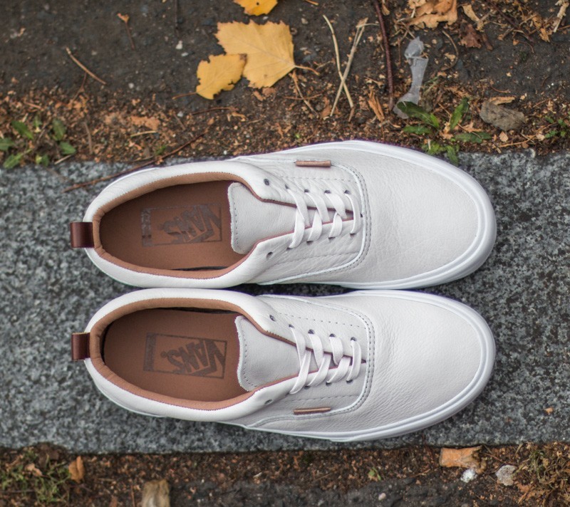 Vans era premium leather white hotsell