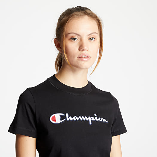 Black champion tee outlet