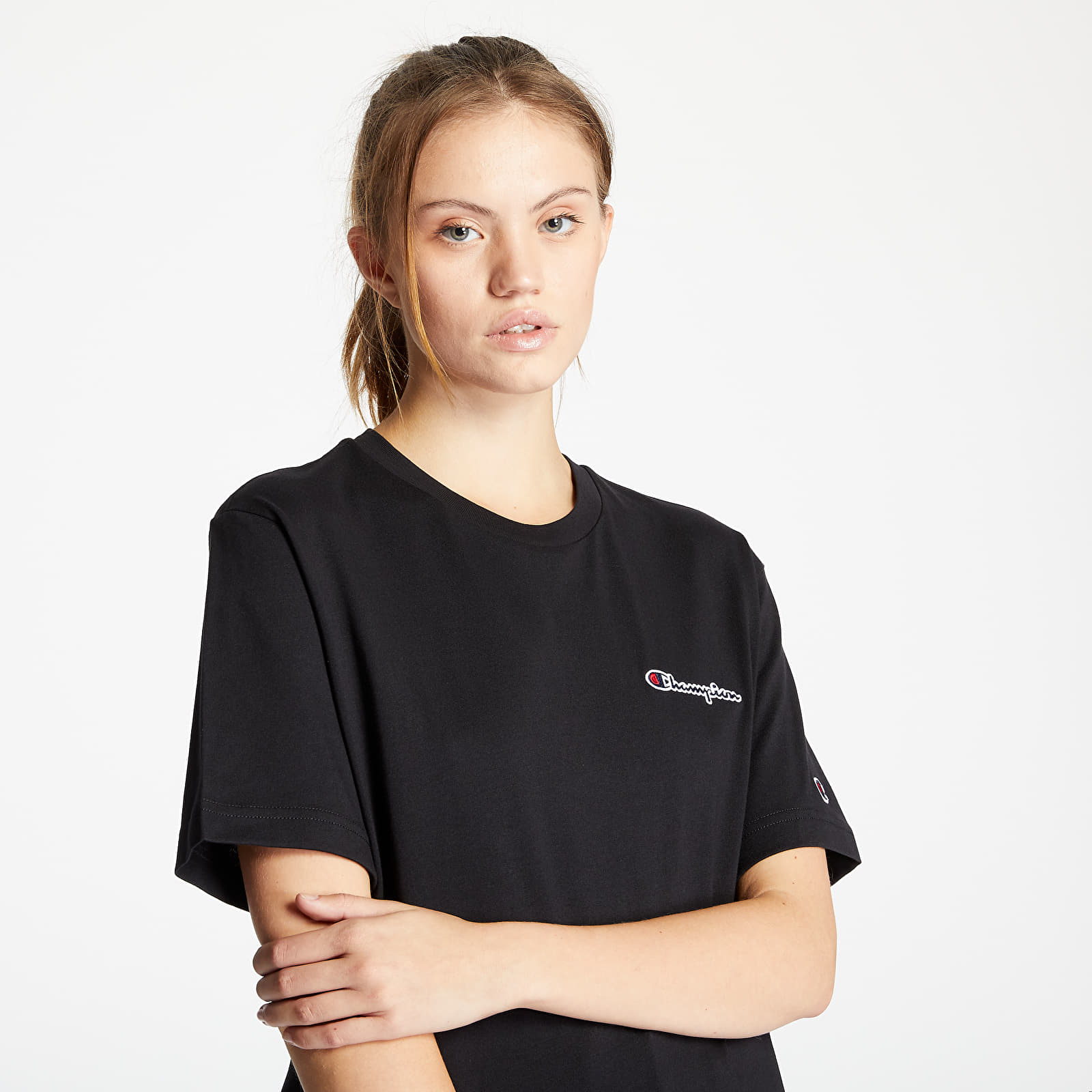 T-shirts Champion Logo Tee Black