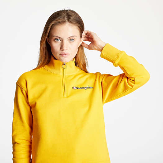 Hoodies and sweatshirts Champion Zip Pullover Yellow Footshop
