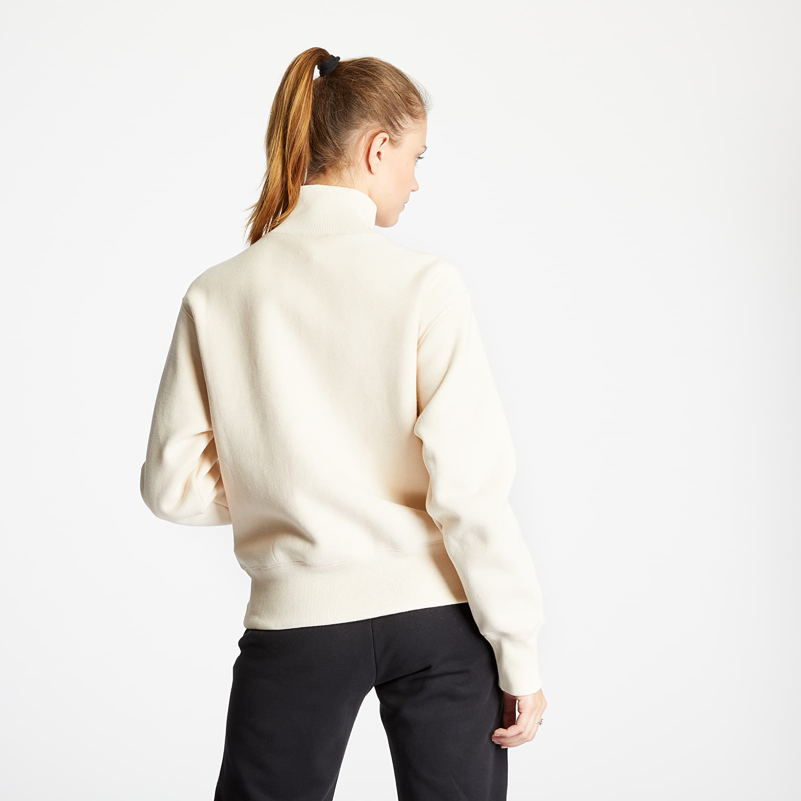 Džemperiai su gobtuvais ir džemperiai Champion Zip Pullover Beige