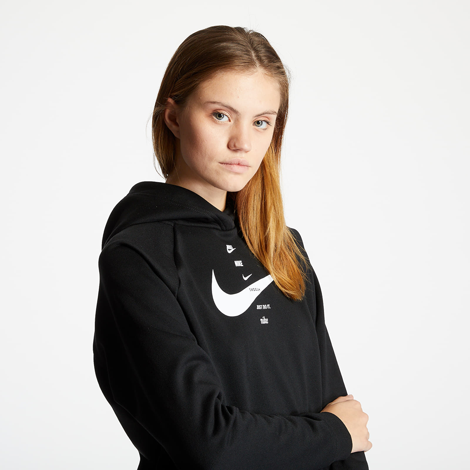 Sudaderas Nike Sportswear Hoodie Black/ White