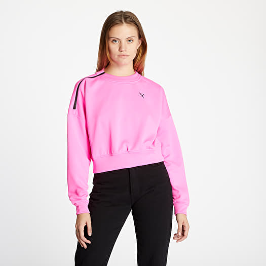 Hoodies and sweatshirts Puma Train Zip Crew Sweatshirt Luminous Pink |  Footshop