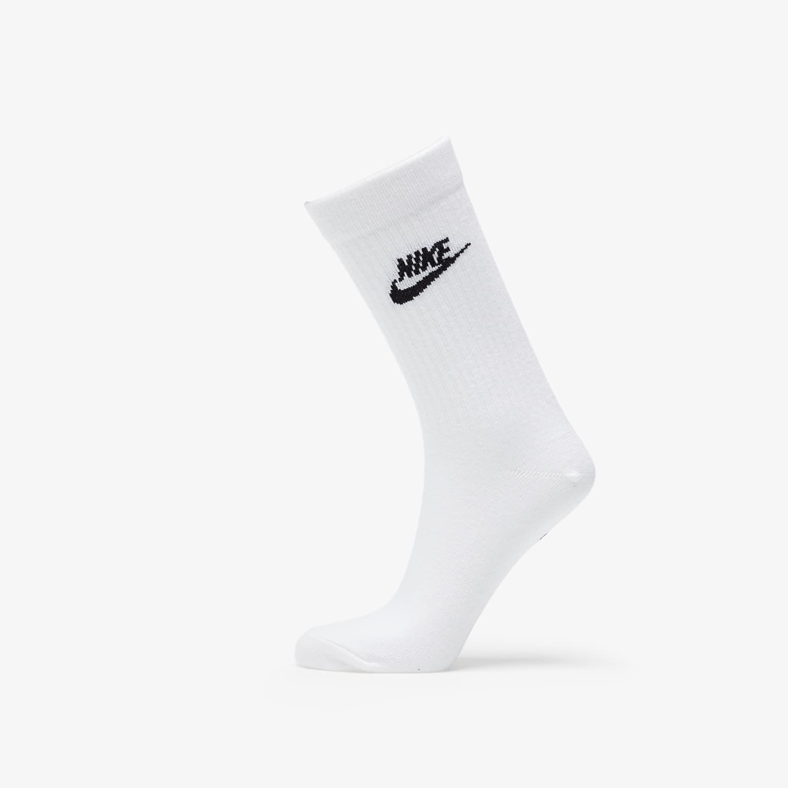 Ponožky Nike Sportswear Everyday Essential Crew Socks 3-Pack White/ Black