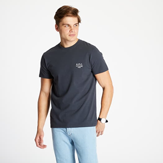 T shirts A. P. C. Raymond Tee Anthracite Footshop