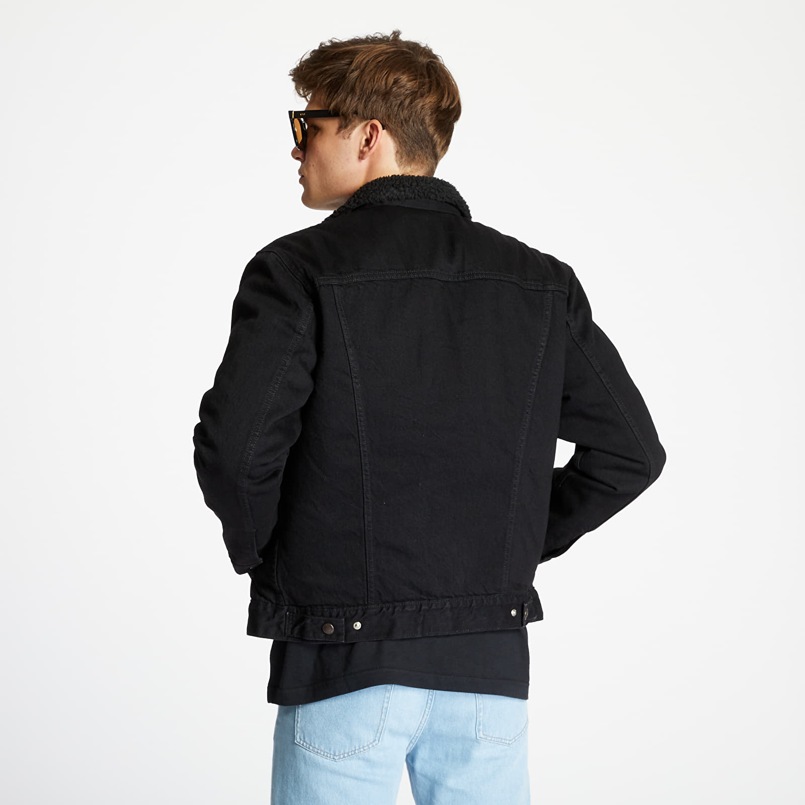 Kurtki Levi's ® Type 3 Sherpa Denim Jacket Black