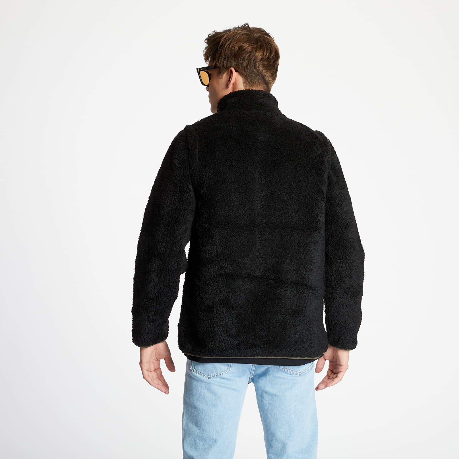 Jacken Vans Weber Jacket Black Sherpa/ Gr
