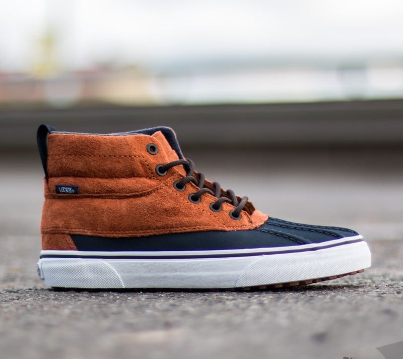 Scarpe donna Vans Sk8-Hi Del Pato MTE Ginger/ Navy