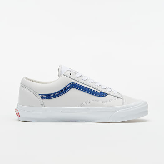 White vans with sales blue line