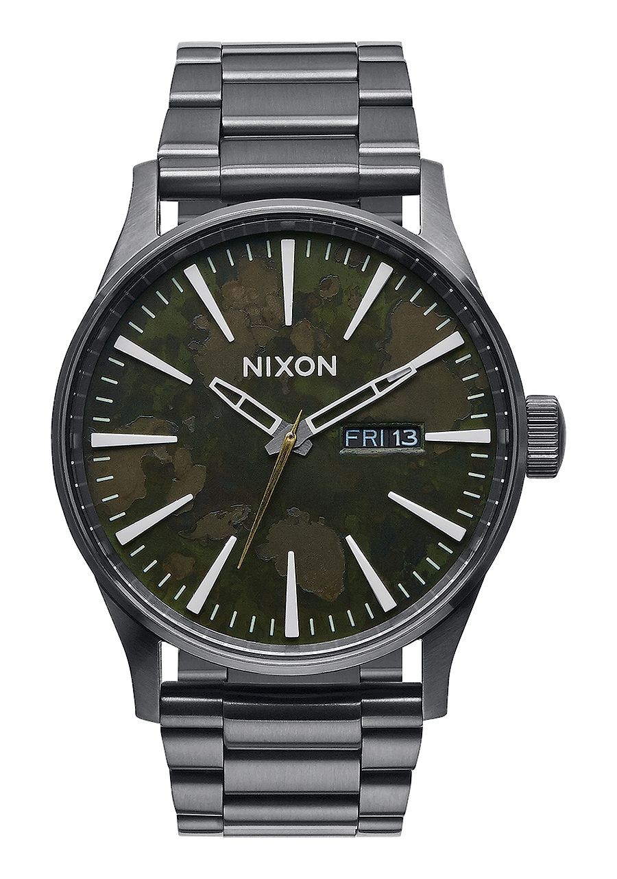 Zegarki Nixon Sentry SS Gunmetal/ Green